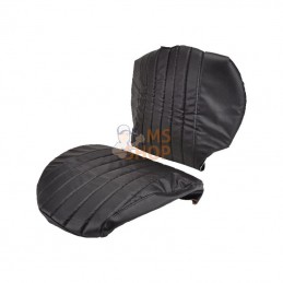 58928A; AUTRE MARQUE; Jeu de housses noires en simil; pièce detachée