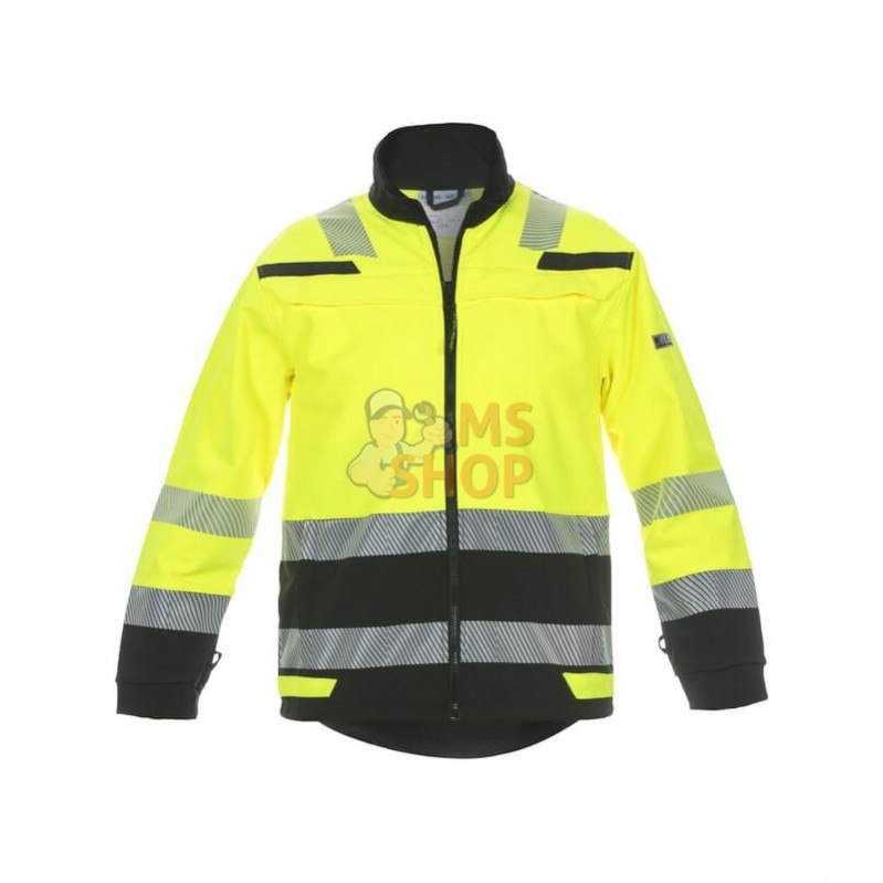 04025985YB4XL; HYDROWEAR; Veste Softshell Telford Trendy haute visibilité jaune/noir taille 4XL; pièce detachée