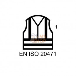 044459FO52; HYDROWEAR; Short Hi-Vis orange L Hydrowear; pièce detachée