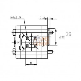 PLP2011S095B6; CASAPPA; Pompe hydraulique; pièce detachée