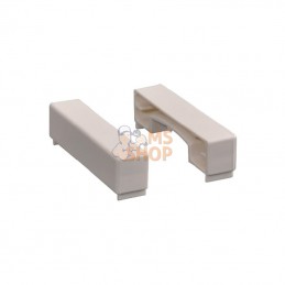 57400006J; L&H; Bouchon (2 pcs) blanc cassé; pièce detachée