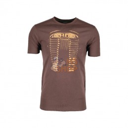 M01S116S; SAME; T-shirt hommes marron SAME, S; pièce detachée