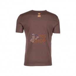 M01S116S; SAME; T-shirt hommes marron SAME, S; pièce detachée