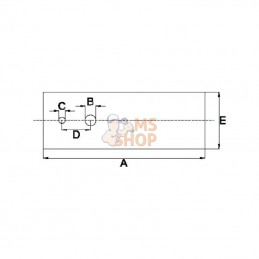 MC85; OUTILS WOLF; 2 Fléaux Plats Pour A85Bm + A; pièce detachée