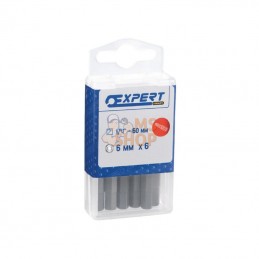 E113660; EXPERT; Emb. 1/4" L50mm 6 pans 4mm x6; pièce detachée
