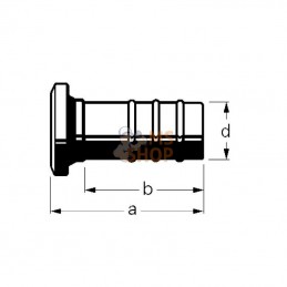 3244089; KRAMP; Fem. 3" + porte 89mm Bauer; pièce detachée