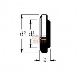 3249900; KRAMP; Femelle 3" borgne Bauer; pièce detachée