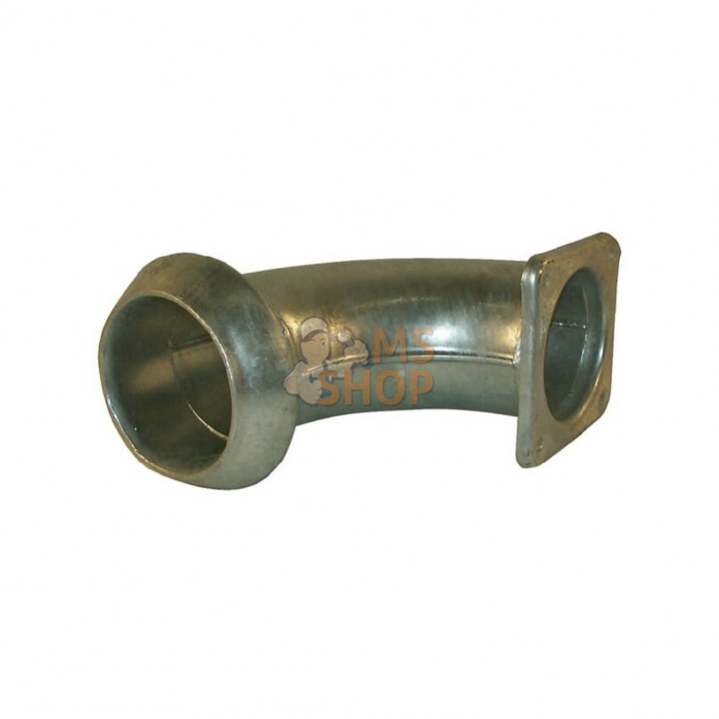 4103090BR; KRAMP; Mâle 4"+bride+coude 90°; pièce detachée