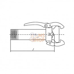 3206000; KRAMP; Rac.fem. 3"+filet 3"; pièce detachée