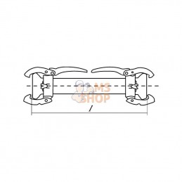 6202004Z; KRAMP; Racc.fem. 6" / femelle 4"; pièce detachée