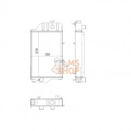 AL25255N; KRAMP; Radiateur JD; pièce detachée