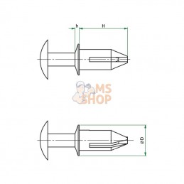 KS495204; KRAMP; Cliquet 6,3mm; pièce detachée