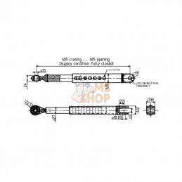 LVA18318N; KRAMP; Stabilisateur 405-485 mm; pièce detachée