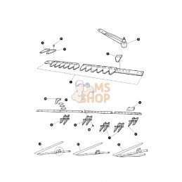 28283009Z; KRAMP; Scie (75 lames); pièce detachée