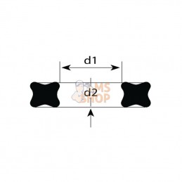 XR4699533P001; KRAMP; Joint quadrilobe 46,99 x 5,33; pièce detachée