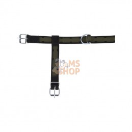 803110KR; KRAMP; Licol en nylon/cuir avec sangle pour vaches; pièce detachée