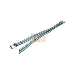 803016KR; KRAMP; Collier 130x4 cm vert/blanc; pièce detachée