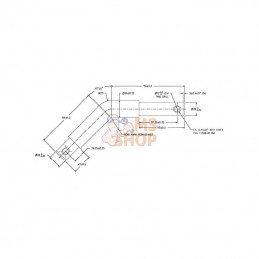 Z436135KR; KRAMP; Axe 28/36/28x28mm Kramp; pièce detachée
