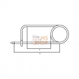 TL150752KR; KRAMP; Goupille Beta simple; pièce detachée