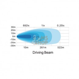 LA80026; KRAMP; Feu de route rond à LED 229 mm; pièce detachée