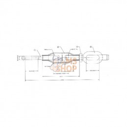 Z700544KR; KRAMP; Stabilisateur 250 mm; pièce detachée