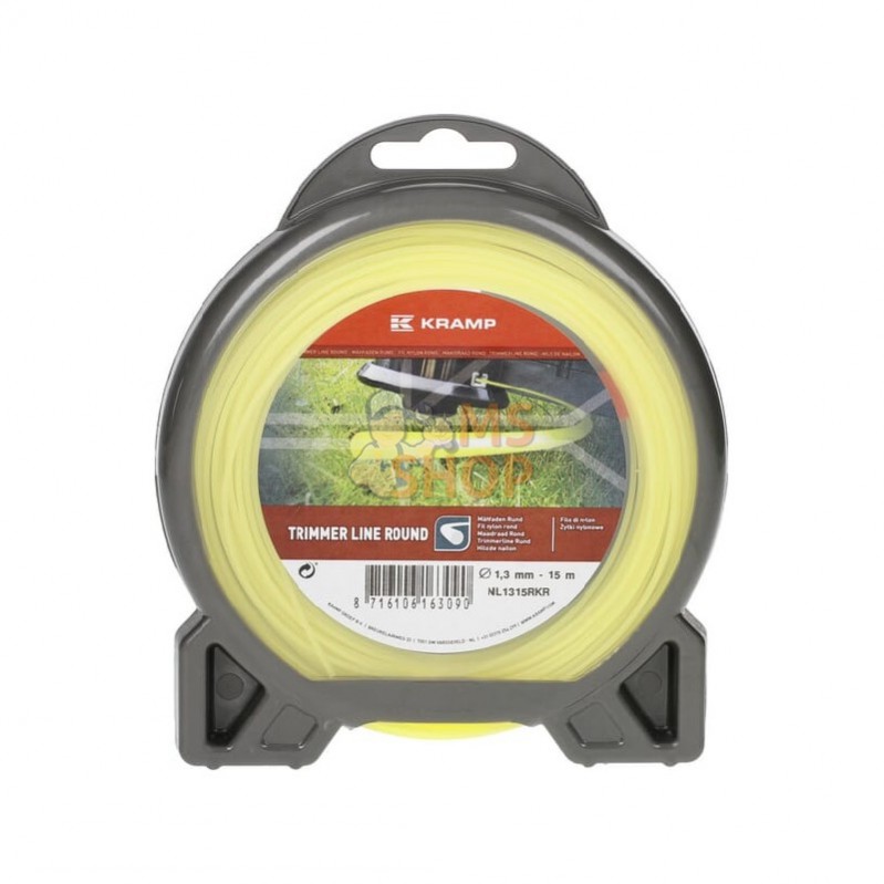 NL1315RKR; KRAMP; Fil de coupe Ø 1.3mm 15m rond jaune Kramp; pièce detachée