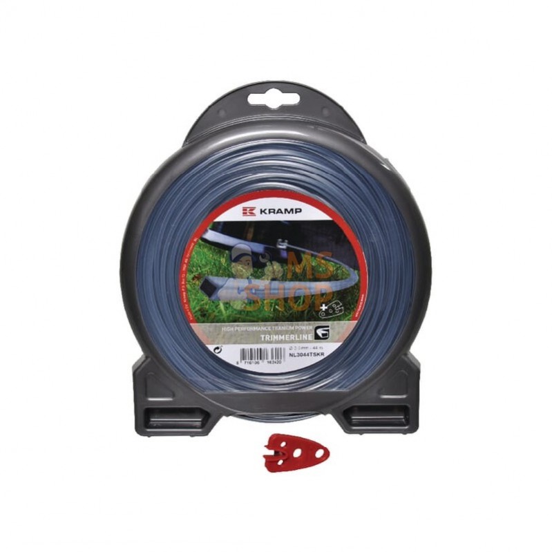 NL4023TSKR; KRAMP; Fil de coupe Ø 4mm 23m carré Titanium Power gris Kramp; pièce detachée