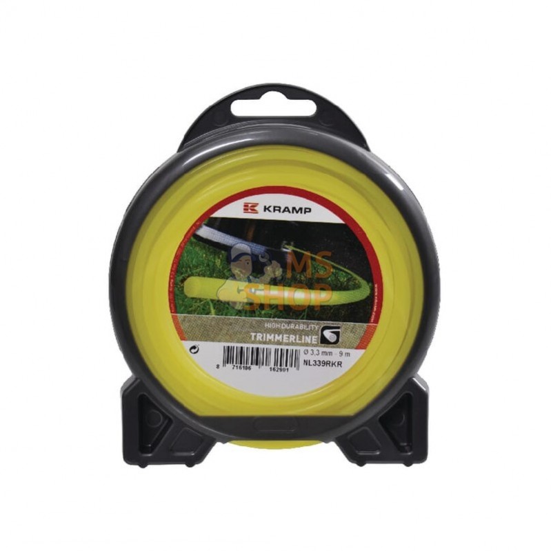 NL339RKR; KRAMP; Fil de coupe Ø 3.3mm 9m rond jaune Kramp; pièce detachée
