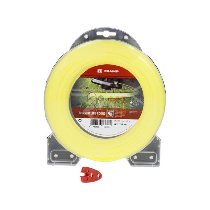 NL2772RKR; KRAMP; Fil de coupe Ø 2.65mm 72m rond jaune Kramp; pièce detachée