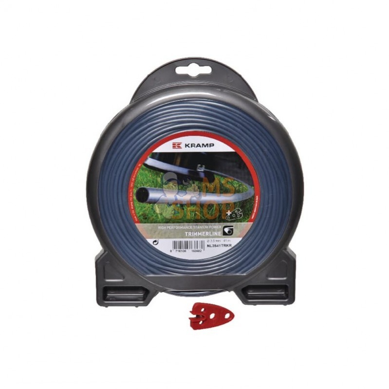 NL2581TRKR; KRAMP; Fil de coupe Ø 2.5mm 81m rond Titanium Power gris Kramp; pièce detachée