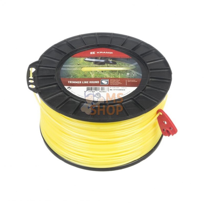 NL27210RKR; KRAMP; Fil de coupe Ø 2.65mm 210m rond jaune Kramp; pièce detachée