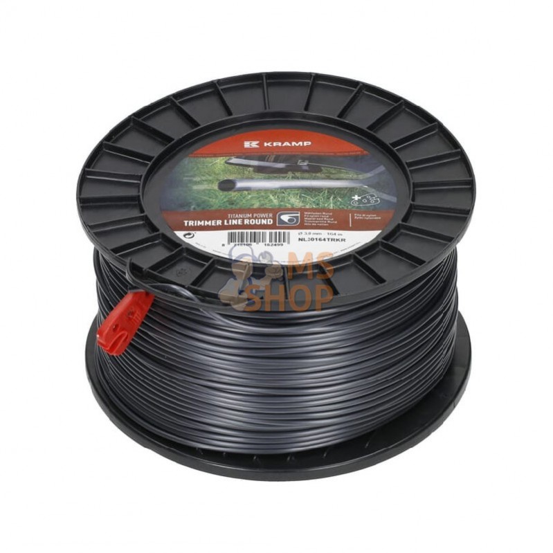 NL30164TRKR; KRAMP; Fil de coupe Ø 3mm 164m rond Titanium Power gris Kramp; pièce detachée