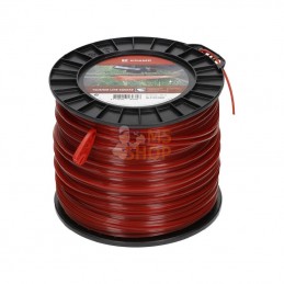 NL27281SKR; KRAMP; Fil de coupe Ø 2.65mm 281m carré rouge Kramp; pièce detachée