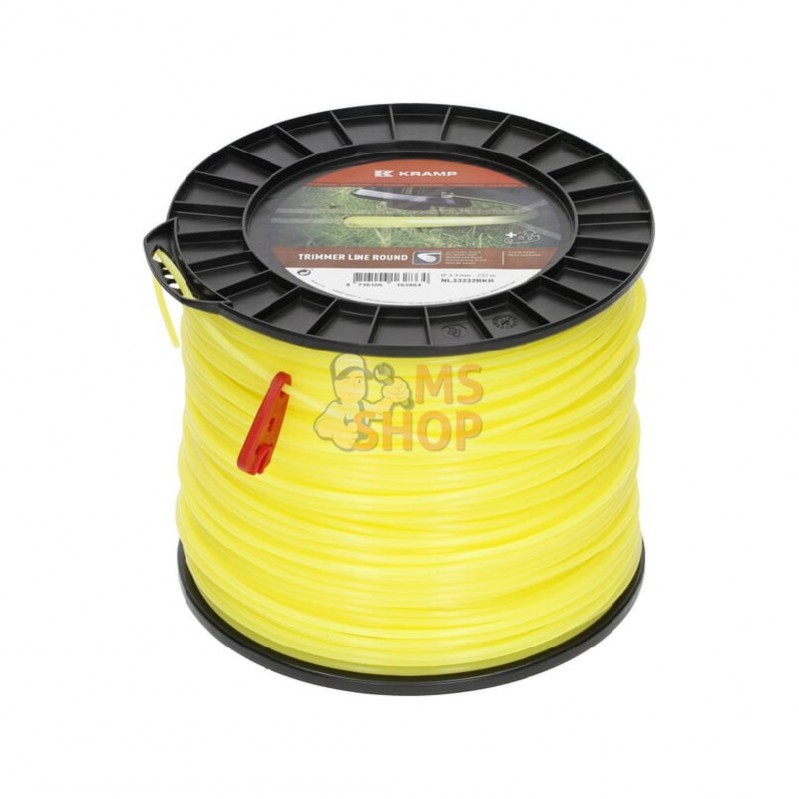NL33232RKR; KRAMP; Fil de coupe Ø 3.3mm 232m rond jaune Kramp; pièce detachée