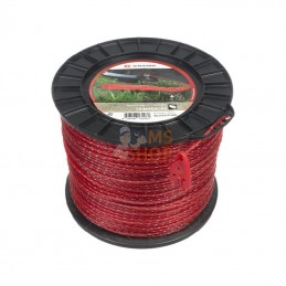 NL33232TCKR; KRAMP; Fil de coupe Ø 3.3mm 232m torsadé rouge Kramp; pièce detachée