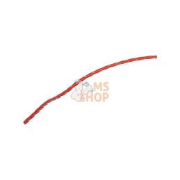 NL33232TCKR; KRAMP; Fil de coupe Ø 3.3mm 232m torsadé rouge Kramp; pièce detachée