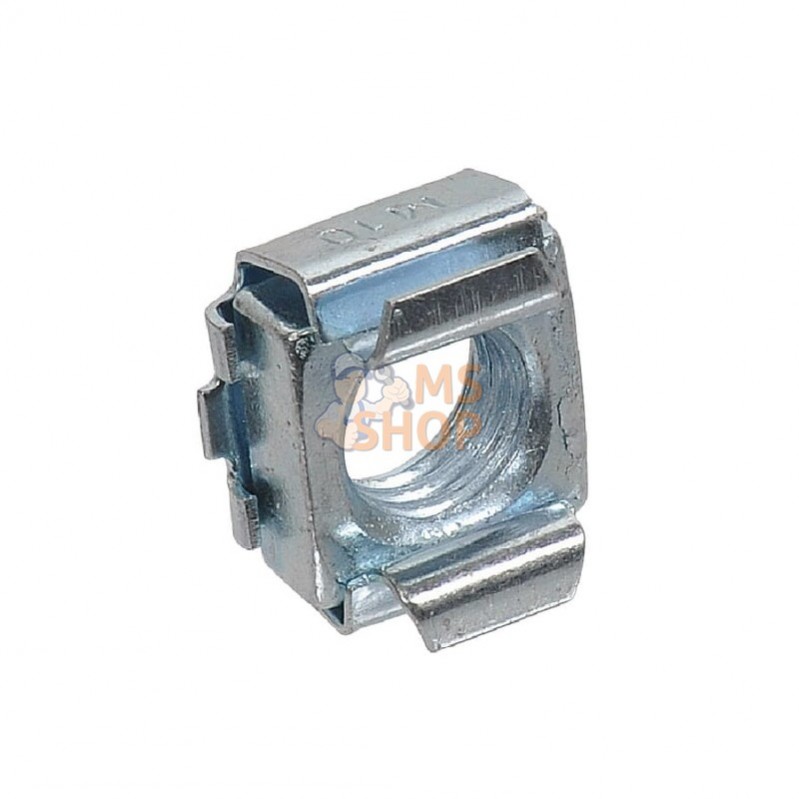 SCNS101826; KRAMP; Écrou cage M10 1,8-3,2 zinqué; pièce detachée SCNS101826; KRAMP; Écrou cage M10 1,8-3,2 zinqué; pièce detachée