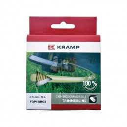 FGP458903; KRAMP; Fil de coupe Ø 2.4mm 15m rond vert / beige Kramp; pièce detachée