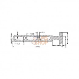 315004KR; KRAMP; Tendeur en caoutchouc; pièce detachée