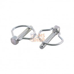 LPD8Z; KRAMP; Goupille en forme de D8x45mm Kramp; pièce detachée