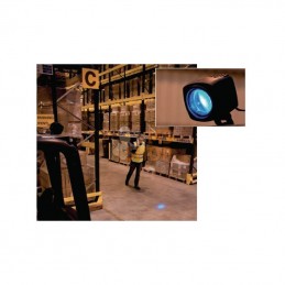 LA10201; KRAMP; Phare LED carré 5W longue portée bleu; pièce detachée