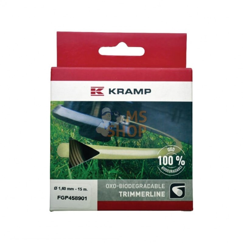 FGP458901; KRAMP; Fil de coupe Ø 1.6mm 15m rond vert / beige Kramp; pièce detachée