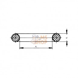 OR79417890P010; KRAMP; 10 joints tor. 7,94x1,78 80 Sh; pièce detachée