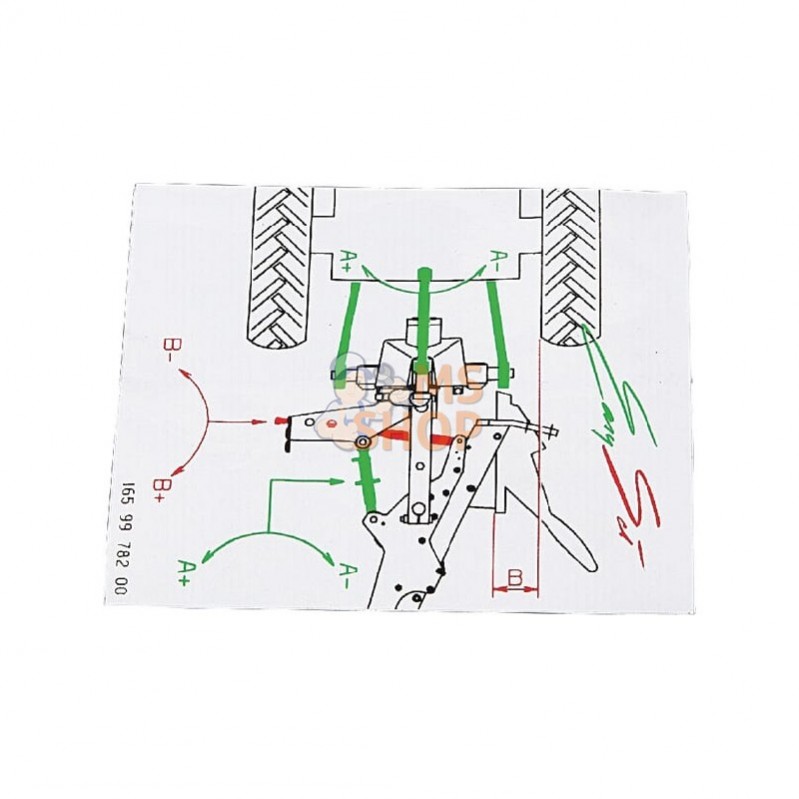 41659978200; KONGSKILDE; Étiquette adhésive; pièce detachée