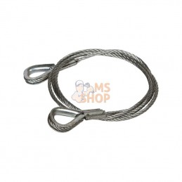 7002150704; KONGSKILDE; Câble de treuil 3 mm; pièce detachée