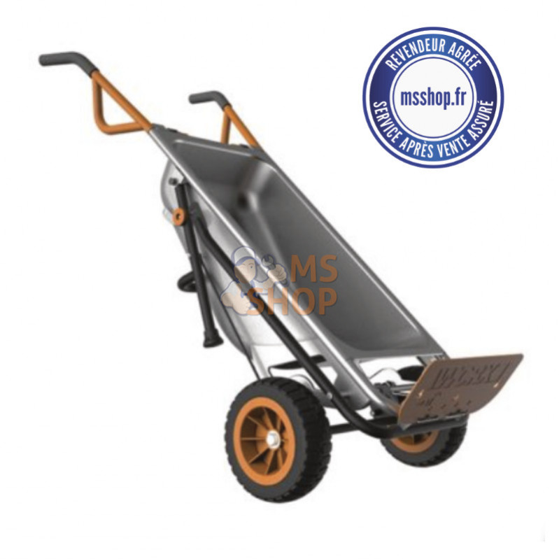 WG050 BROUETTE 8EN1 AEROCART CHARGE MAXI 136 KG | WORX