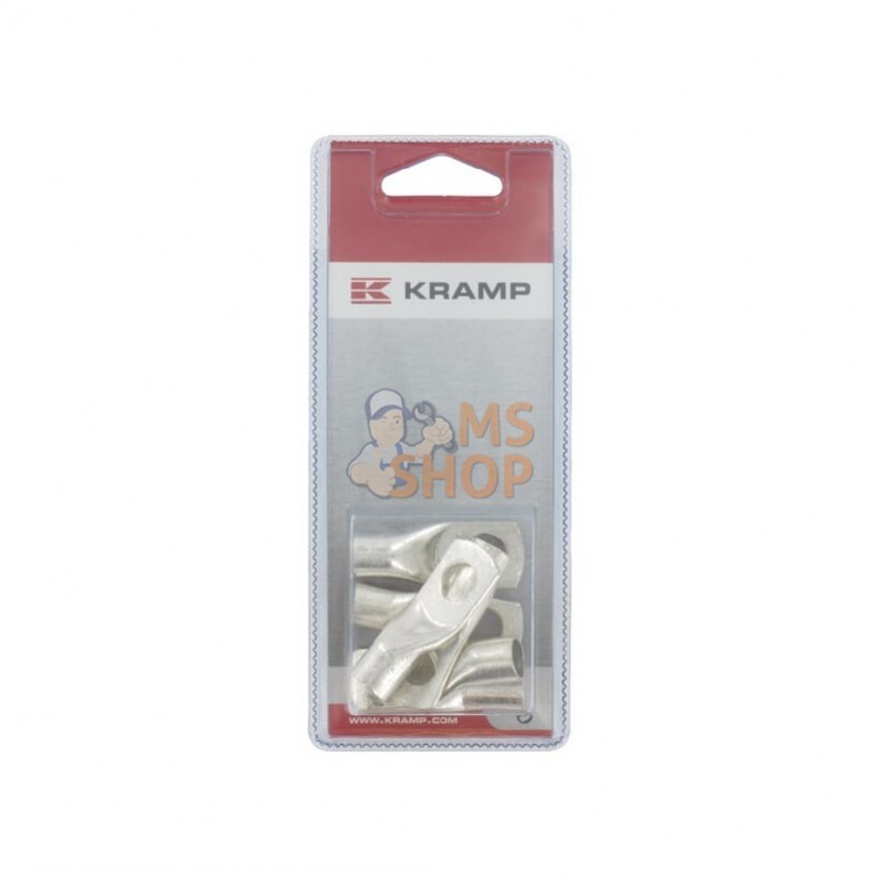 KRWP35510P006; KRAMP BLISTER; Cosse à sertir 35 mm²xM10 (6x); pièce detachée KRWP35510P006; KRAMP BLISTER; Cosse à sertir 35 mm²xM10 (6x); pièce detachée