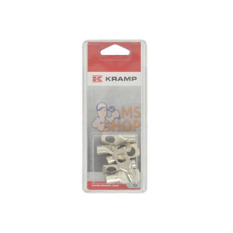 KRWP25510P006; KRAMP BLISTER; Cosse à sertir 25 mm²xM10 (6x); pièce detachée KRWP25510P006; KRAMP BLISTER; Cosse à sertir 25 mm²xM10 (6x); pièce detachée