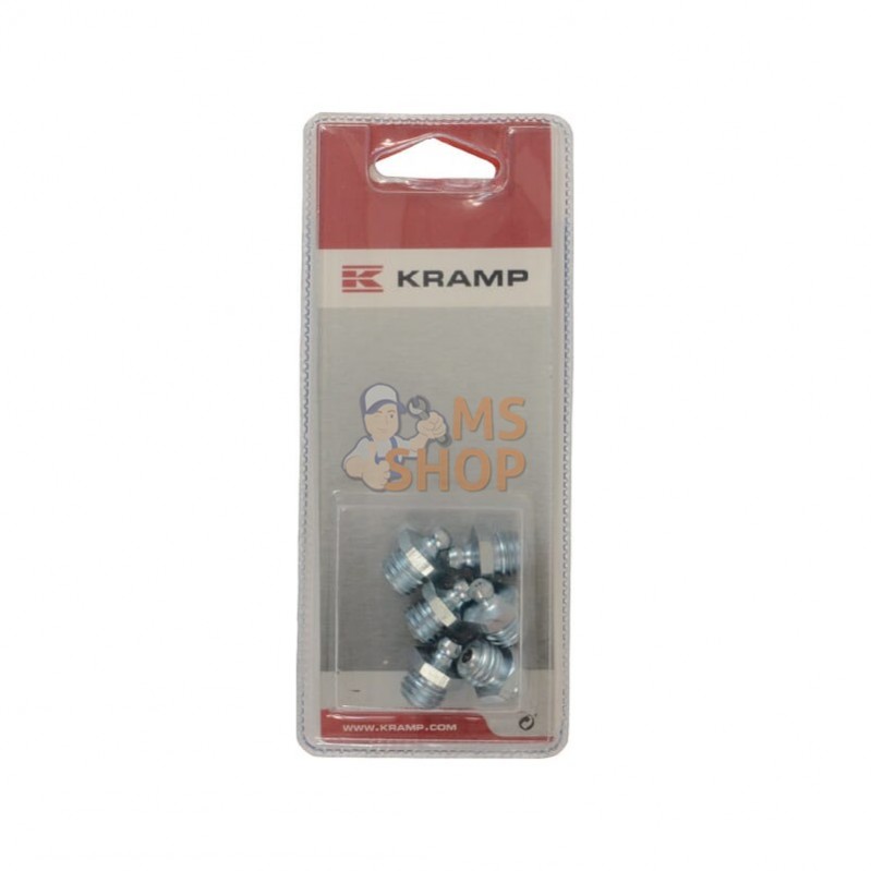 KRGN12175180P006; KRAMP BLISTER; Graisseur M12 x 1,75 180° x6; pièce detachée KRGN12175180P006; KRAMP BLISTER; Graisseur M12 x 1,75 180° x6; pièce detachée