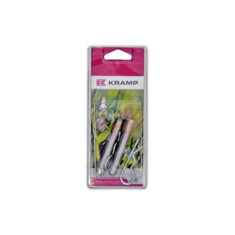 KG453653ASSP002; KRAMP BLISTER; Lot de 2 axes 10x60mm; pièce detachée KG453653ASSP002; KRAMP BLISTER; Lot de 2 axes 10x60mm; pièce detachée